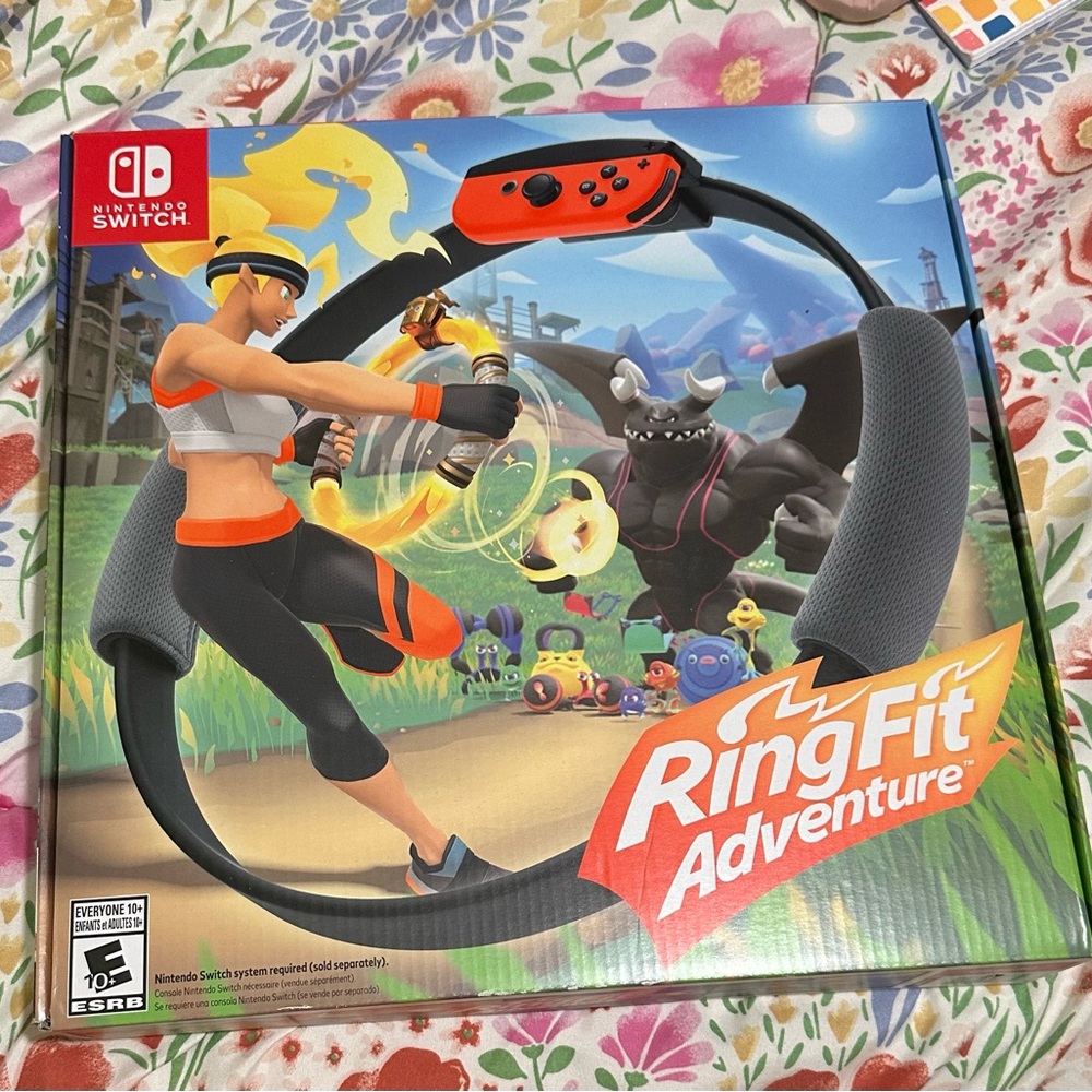 Nintendo Ring Fit Adventure Set with Red and Black